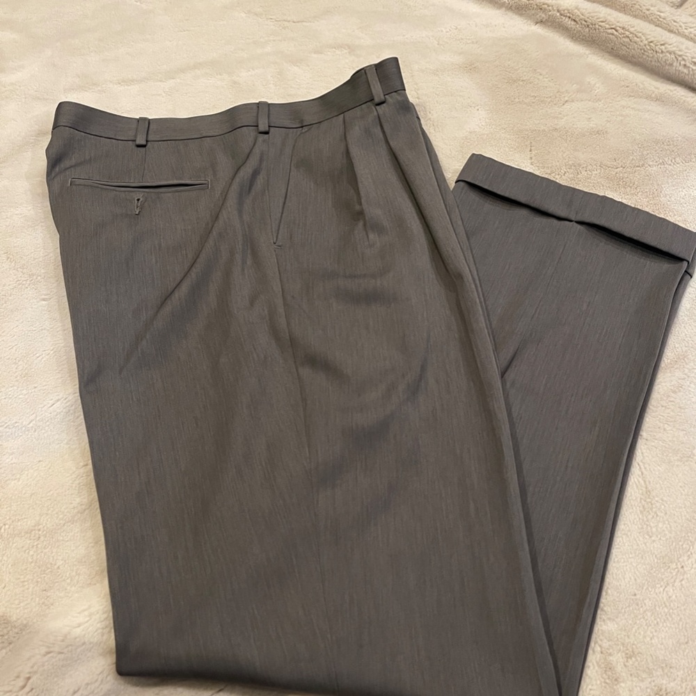 Dress Pants, Cuffed legs with Pleats